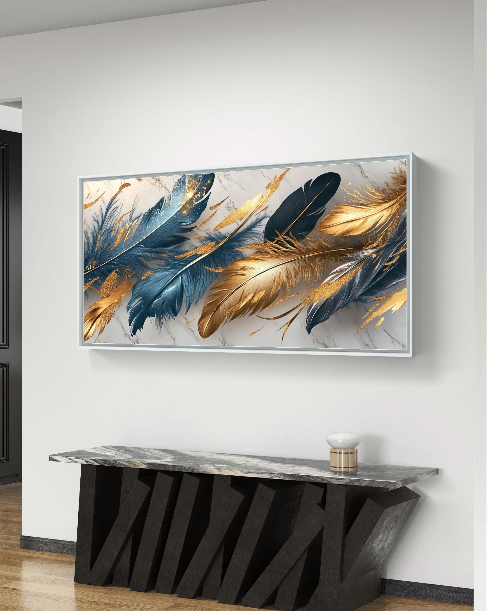 Пір'я — печать фото на холсте в Одессе